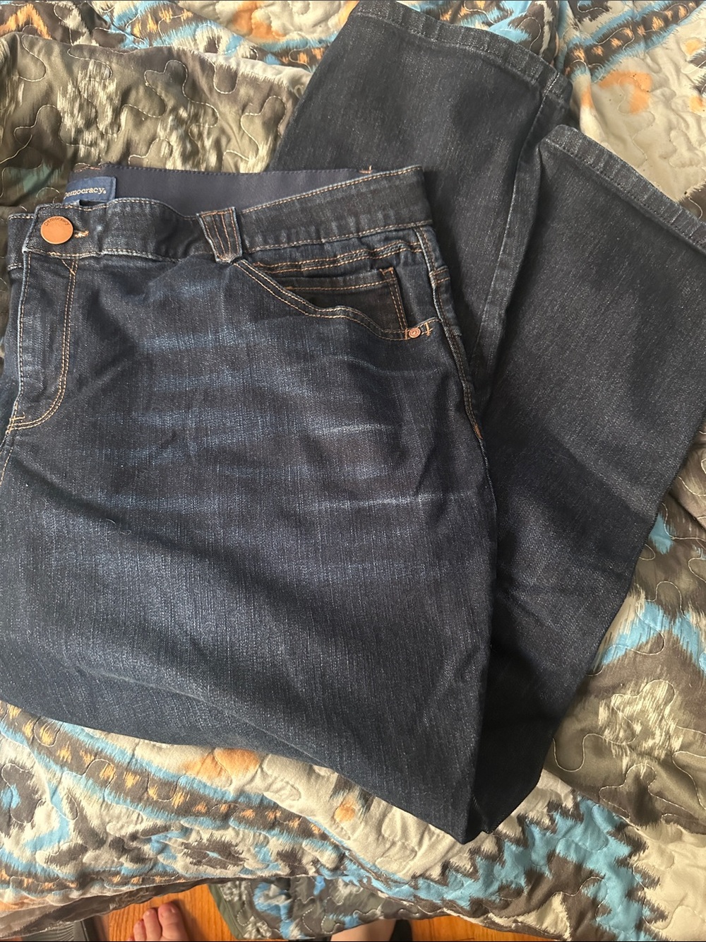 Democracy 24 W Dark Blue Denim Jeans